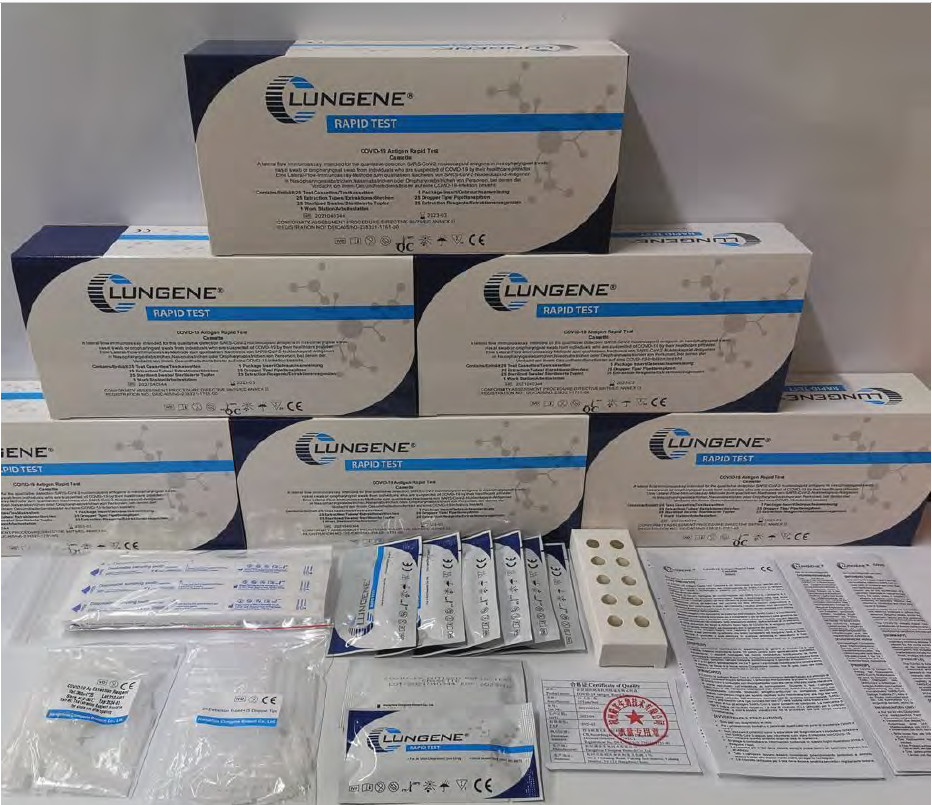 Tamponi Rapidi COVID-19 Clungene - kit da 25 unità - €1,84 cad.